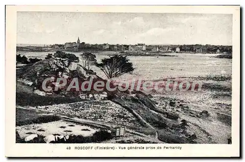 Cartes postales Roscoff Vue Generale Prise De Perharidy