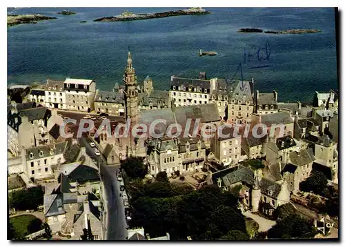 Cartes postales moderne Roscoff Quartier De I'Eglise Dominant La Mer