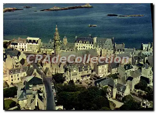 Cartes postales moderne Roscoff Quartier De I'Eglise Dominant La Mer