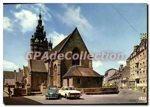 Moderne Karte Roscoff Notre Dame De Croaz Batz citro�n 2CV