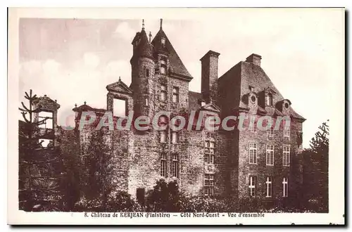 Ansichtskarte AK Chateau De Kerjean Cote NOrd Ouest Vue D'Ensemble