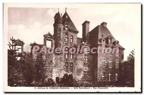 Cartes postales Chateau De Kerjean Cote NOrd Ouest Vue D'Ensemble