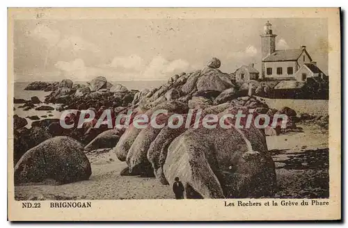 Ansichtskarte AK Brignogan Les Rochers Et La Greve Du Phare