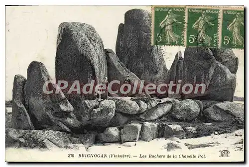 Cartes postales Brignogan Les Rochers De La Chapelle Pol