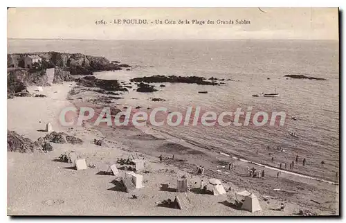 Ansichtskarte AK Le Pouldu Un Coin De La Plage Des Grands Sables