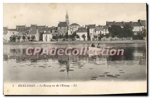 Ansichtskarte AK Huelgoat Le Bourg Vu De I'Etang