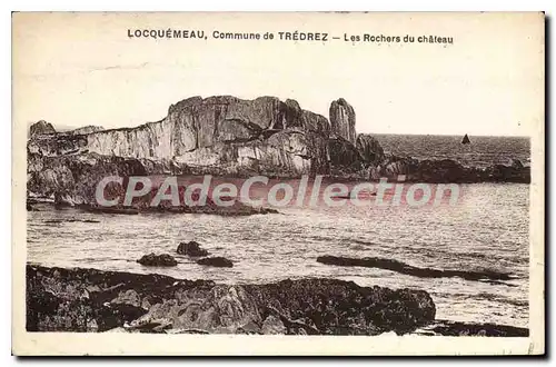 Ansichtskarte AK Locquemeau Commune De Tredrez Les Rochers Du Ch�teau