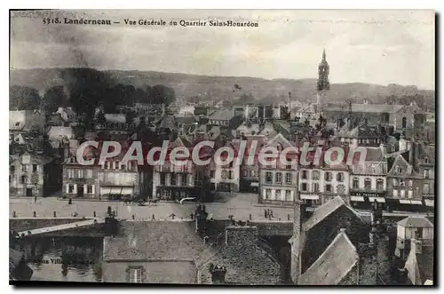 Cartes postales Landerneau Vue Generale Du Quartier Saint Houardon