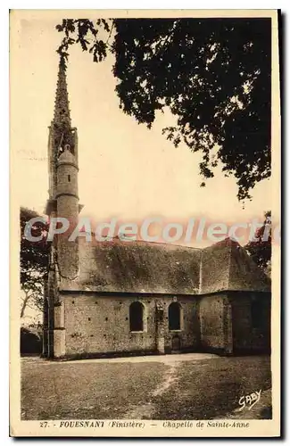 Ansichtskarte AK Fouesnant Chapelle De Sainte Anne