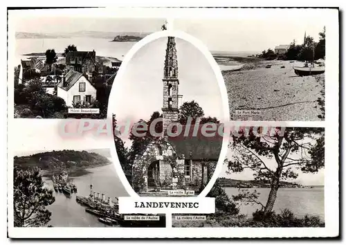 Cartes postales moderne Landevennec hotel beausejour port maria �glise