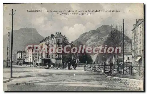 Cartes postales Grenoble Barriere De I'Aigle Et Cours De Saint Andr�