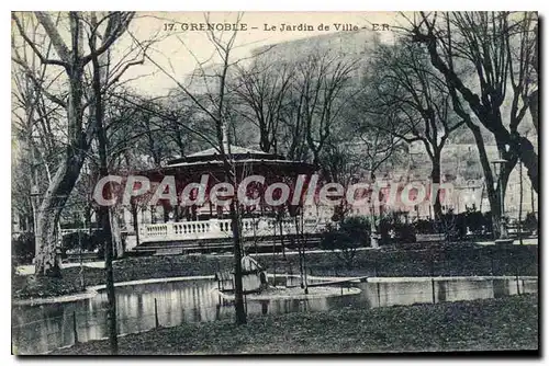 Cartes postales Grenoble Le Jardin De Ville