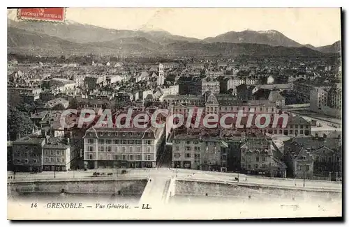 Cartes postales Grenoble Vue Generale