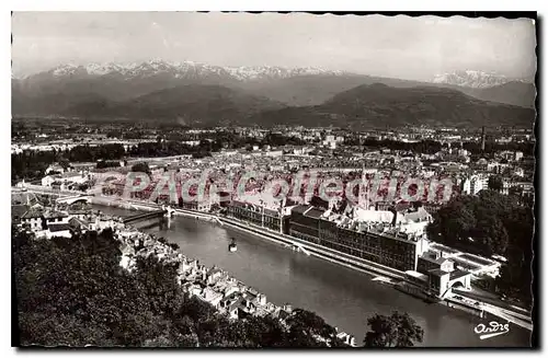 Ansichtskarte AK Grenoble Vue Generale Chaine De Belledonne Et La Taillefer