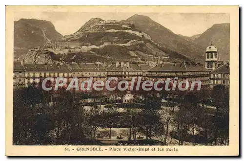 Ansichtskarte AK Grenoble Place Victor Hugo Et Les Forts