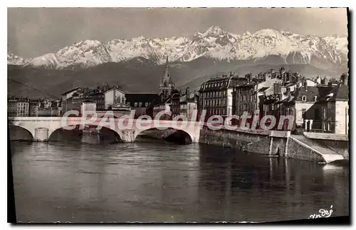 Ansichtskarte AK Grenoble Pont Marius Gontard Et Les Alpes