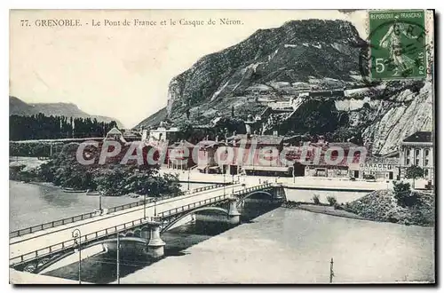 Ansichtskarte AK Grenoble Le Pont De France Et Le Casque De Neron