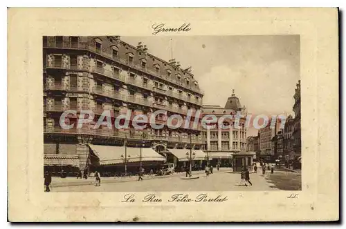 Cartes postales Grenoble La Rue Feilix Poulat