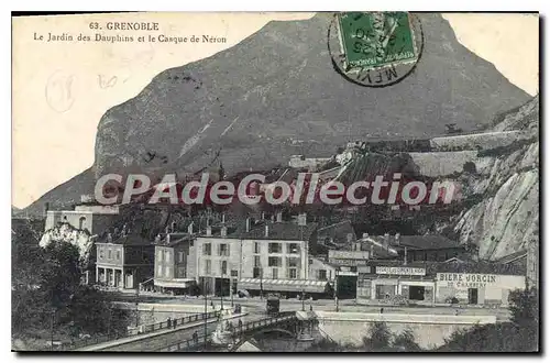 Cartes postales Grenoble Le Jardin Des Dauphins Et Le Casque De Neron biere Jorcin de Chambery