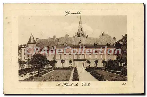 Cartes postales Grenoble L'Hotel De Ville