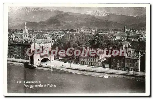 Cartes postales Grenoble Vue Generale Et I'Isere