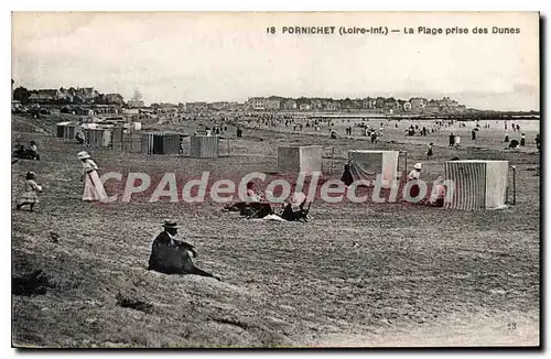 Ansichtskarte AK Pornichet La Plage Prise Des Dunes