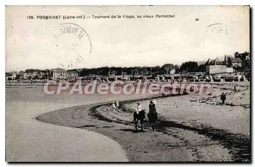 Cartes postales Pornichet Tournant De La Plage Au Vieux Pornichet