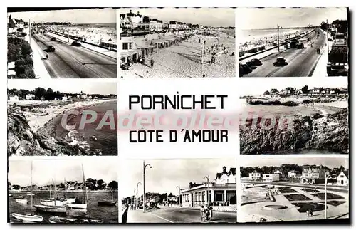 Ansichtskarte AK Pornichet Cote D'Amour promenade plage port casino