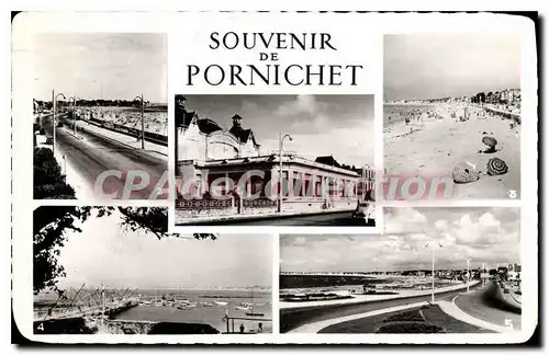 Ansichtskarte AK Pornichet souvenir casino remblai plage port