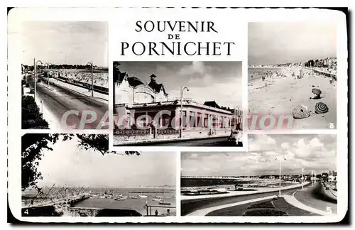 Cartes postales Pornichet souvenir casino remblai plage port