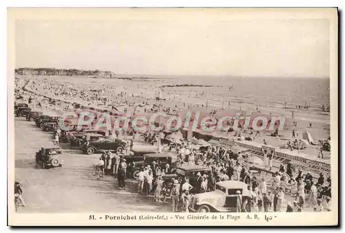 Cartes postales Pornichet Vue Generale De La Plage