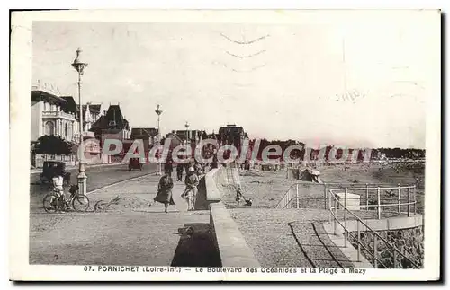 Ansichtskarte AK Pornichet Le Boulevard Des Oceanides Et La Plage A Mazy