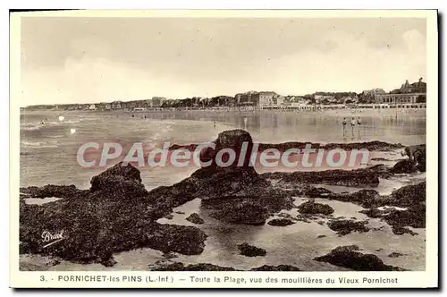 Ansichtskarte AK Pornichet les Pins Toute La Plage Vue Des Mouillieres Du Vieux Pornichet