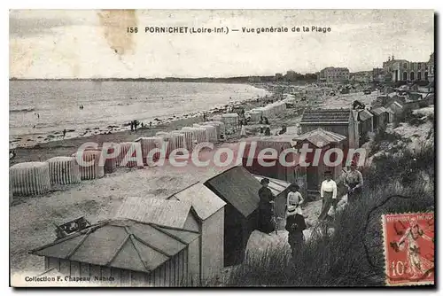 Cartes postales Pornichet Vue Generale De La Plage