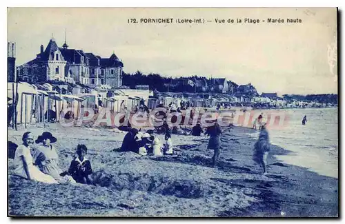 Cartes postales Pornichet Vue De La Plage Maree Haute