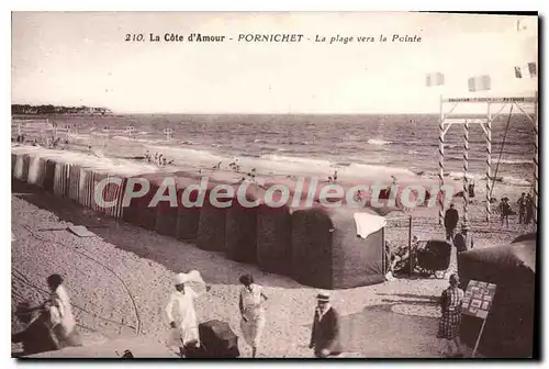 Cartes postales Pornichet La Plage Vers La Pointe