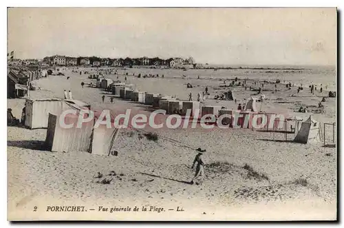 Cartes postales Pornichet Vue Generale De La Plage