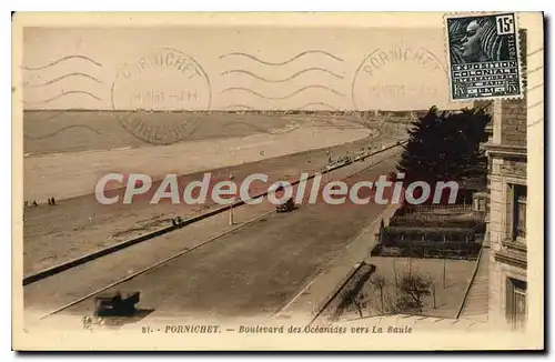 Cartes postales Pornichet Boulevard Des Oceanides Vers La Baule