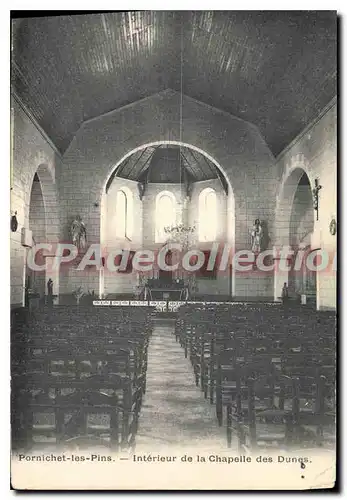 Ansichtskarte AK Pornichet Les Pins Interieur De La Chapelle Des Dunes