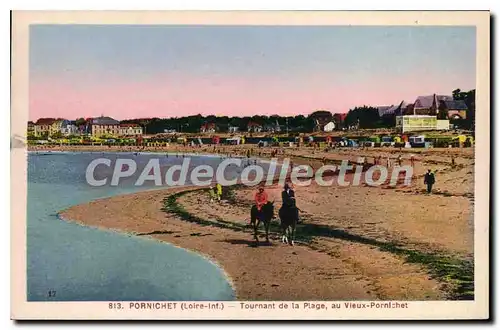 Cartes postales Pornichet Tournant De La Plage Au Vieux Pornichet