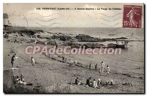 Cartes postales Pornichet A Bonne Source La Plage Du Ch�teau