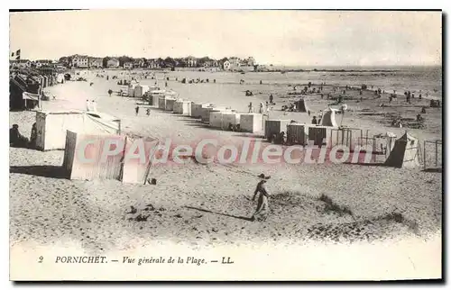 Cartes postales Pornichet Vue Generale De La Plage