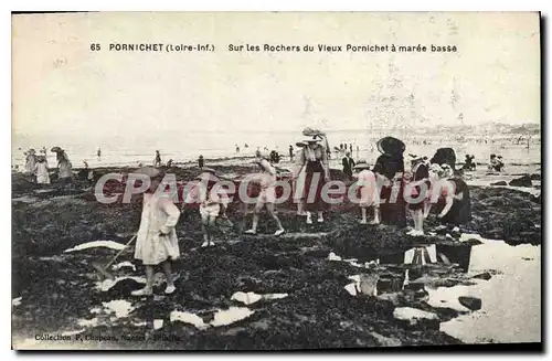 Cartes postales Pornichet Sur Les Rochers Du Vieux Pornichet A Maree Basse