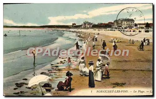 Ansichtskarte AK Pornichet Les Pins La Plage