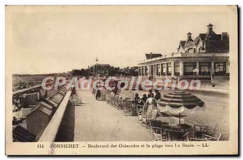 Cartes postales Pornichet Boulevard Des Oceanides Et La Plage Vers La Baule