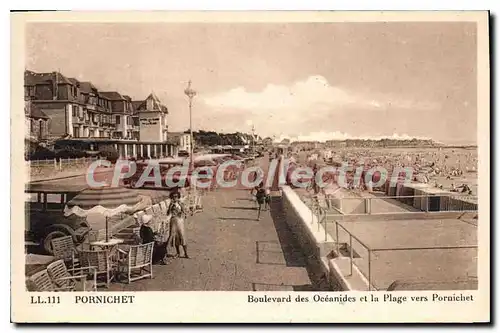 Cartes postales Pornichet Boulevard Des Oceanides Et La Plage Vers Pornichet