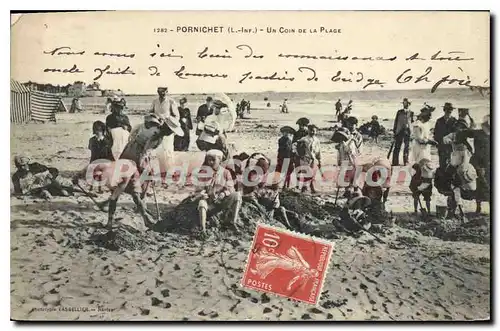 Cartes postales Pornichet Un Coin De La Plage