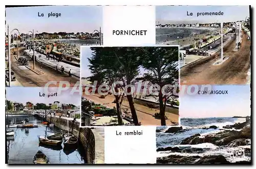Ansichtskarte AK Pornichet Le Remblai port plage promenade Congrigoux