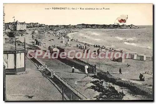 Cartes postales Pornichet Vue Generale De La Plage