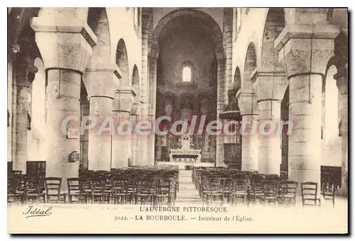 Ansichtskarte AK La Bourboule Interieur De I'Eglise